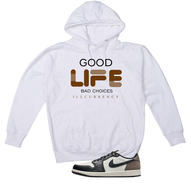 Air Jordan 1 Low OG Mocha White T-Shirt (Bad Choices) product image 3