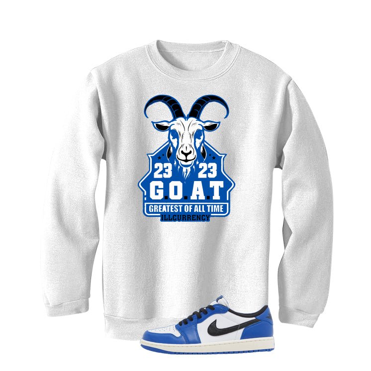 Air Jordan 1 Low OG Game Royal White T-Shirt (GOAT 23) product image 4