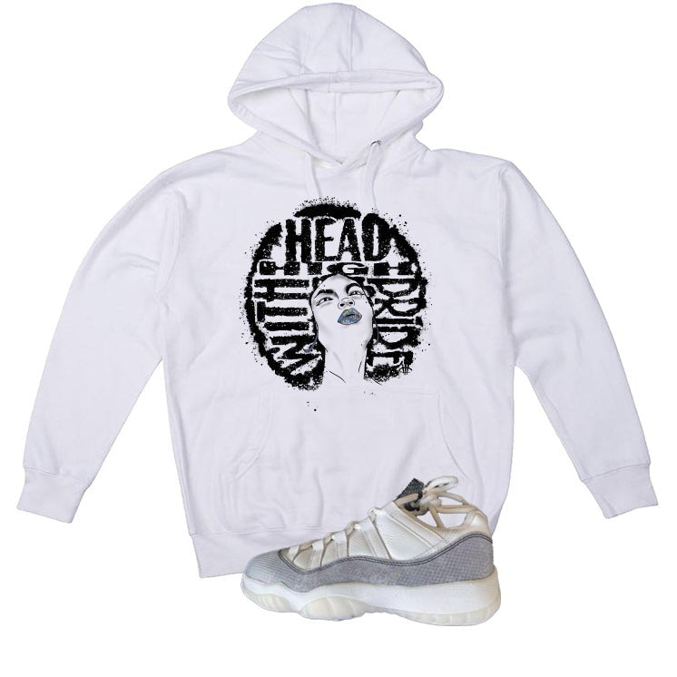 Air Jordan 11 Low Year Of The Snake White T-Shirt (Head product image 3