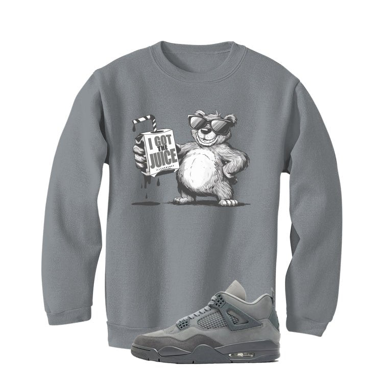 Air Jordan 4 Paris Olympics Grey T-Shirt (I got the juice) product image 4