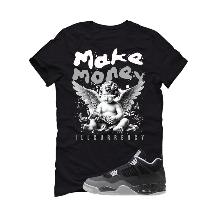 Air Jordan 4 Fear Pack Black T-Shirt (Make Money) product image 2