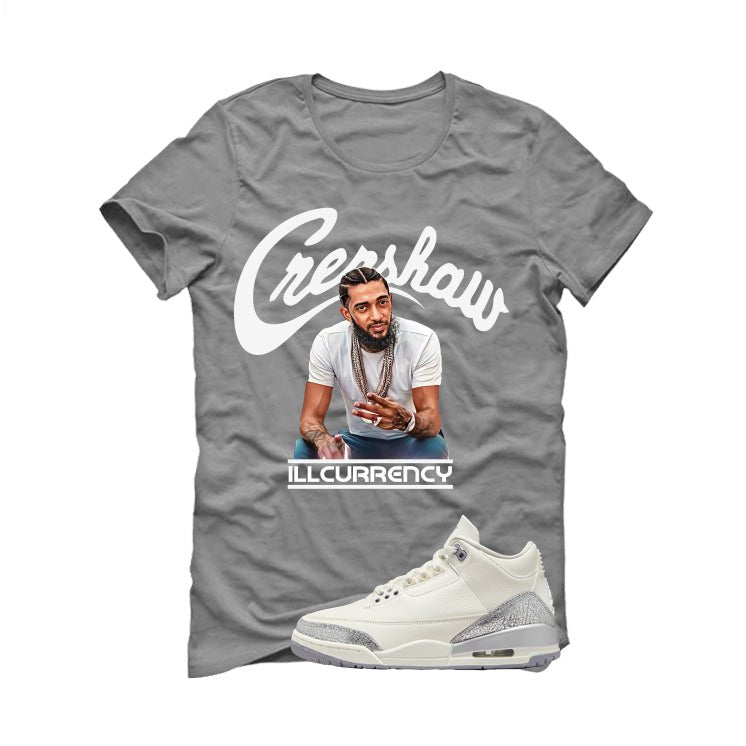 Air Jordan 3 WMNS Sail Grey T-Shirt (Crenshaw)| illcurrency product image 2