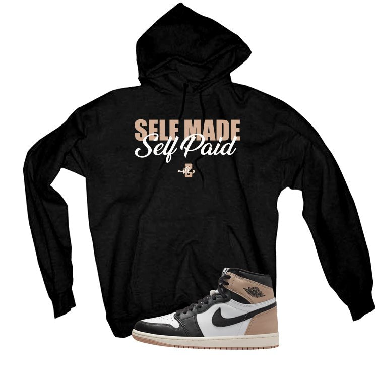 Air Jordan 1 High OG Latte Black T-Shirt (Self Made Paid) product image 3