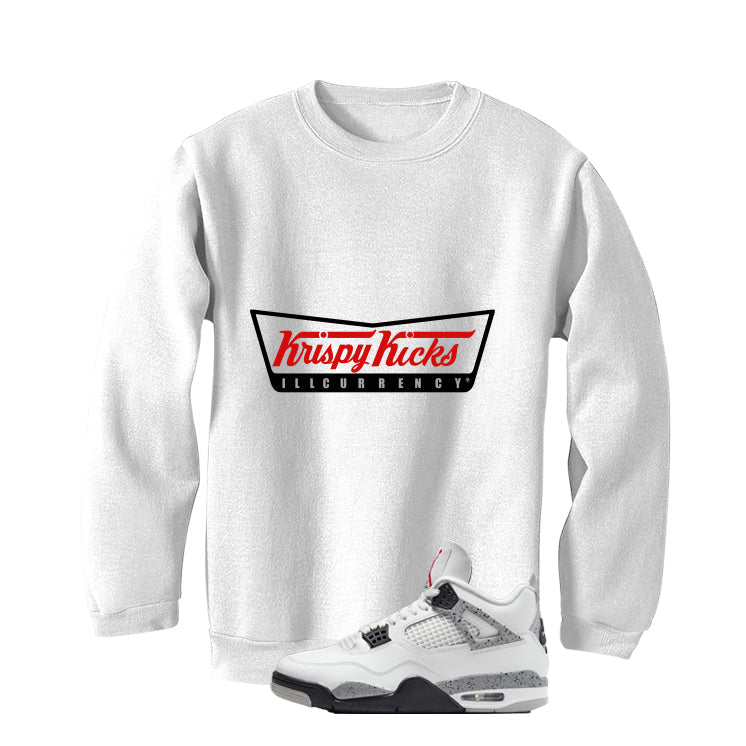 Air Jordan 4 White Cement T-Shirt (Krispy Kicks) product image 4