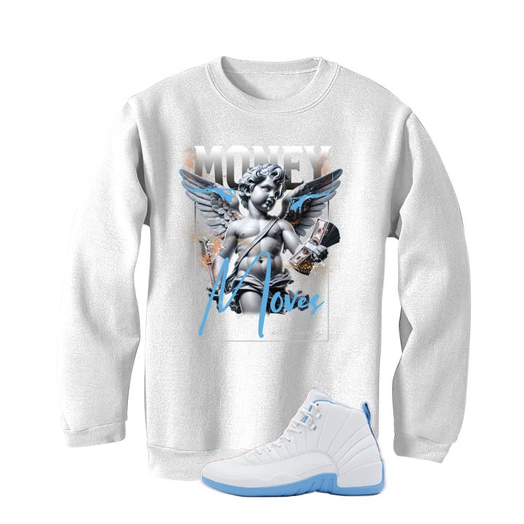 Air Jordan 12 Melo White T-Shirt (Money Moves)| illcurrency product image 4