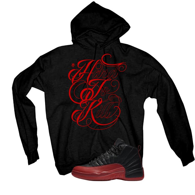 Air Jordan 12 Flu Game 2025 Black T-Shirt (Hard To Kill) product image 3