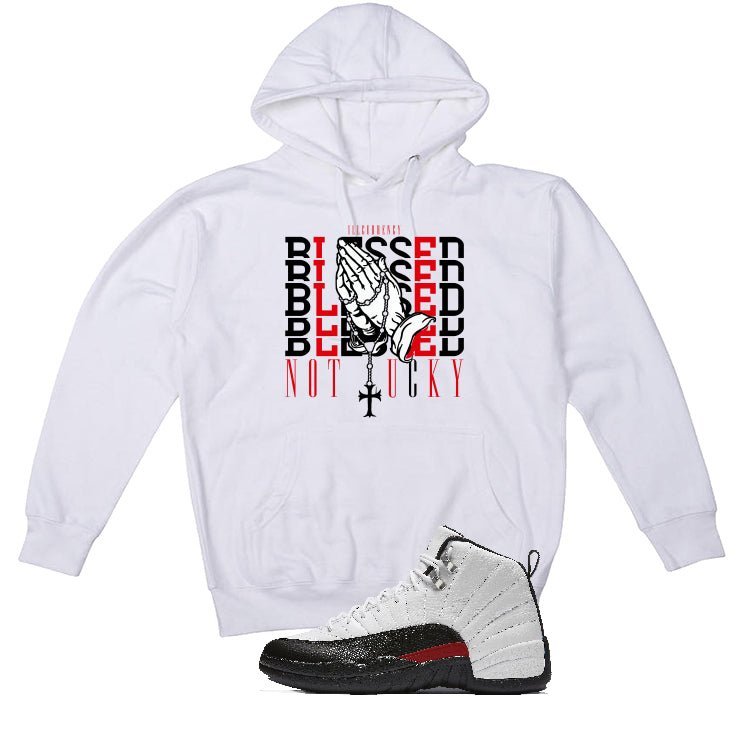 Air Jordan 12 “Red Taxi” | illcurrency White T-Shirt product image 3