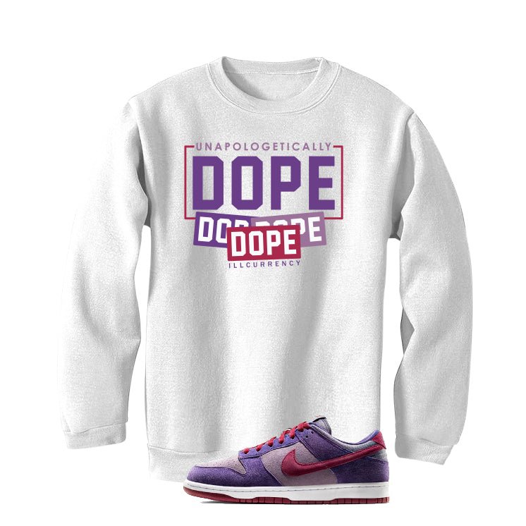 Nike Dunk Low “Plum” | illcurrency White T-Shirt (DOPE) product image 4
