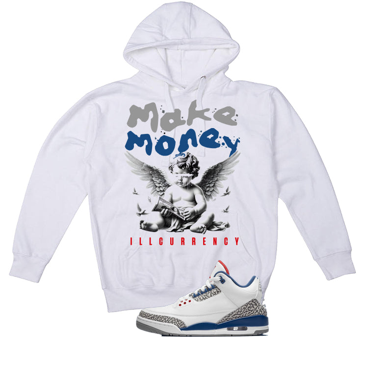 Air Jordan 3 True Blue Matching T-Shirt White (Make Money) product image 3