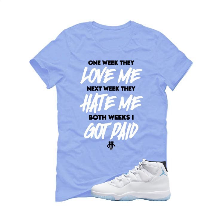 Air Jordan 11 Legend Blue Carolina T-Shirt (Paid) product image 2