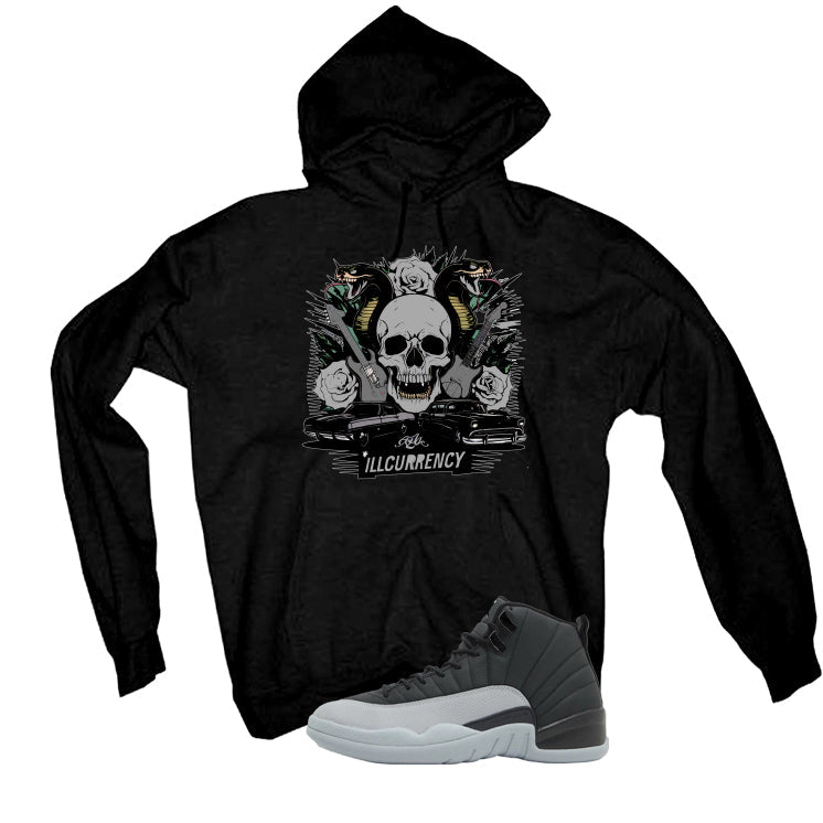 Air Jordan 12 Black/Wolf Grey Black T-Shirt (Vintage product image 3