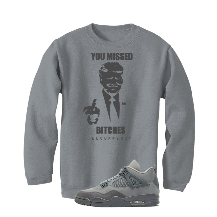 Air Jordan 4 Paris Olympics Grey T-Shirt (Trump you product image 4