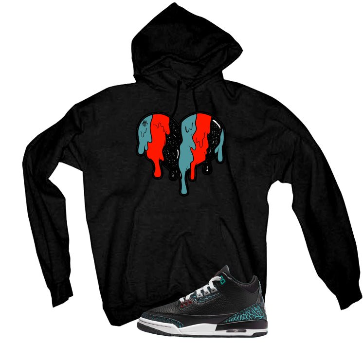 Air Jordan 3 GS Moto Black T-Shirt (Heart)| illcurrency product image 3