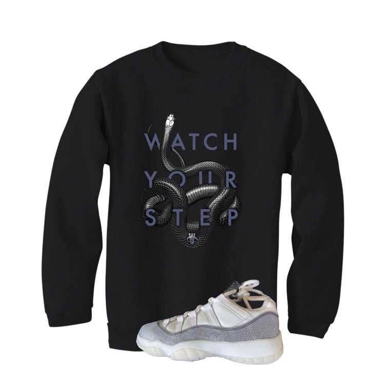 Air Jordan 11 Low Year Of The Snake Black T-Shirt (Watch product image 4
