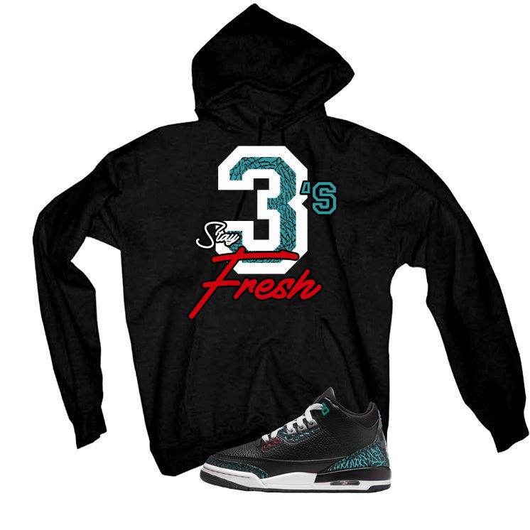 Air Jordan 3 GS Moto Black T-Shirt (Stay Fresh)| illcurrency product image 3