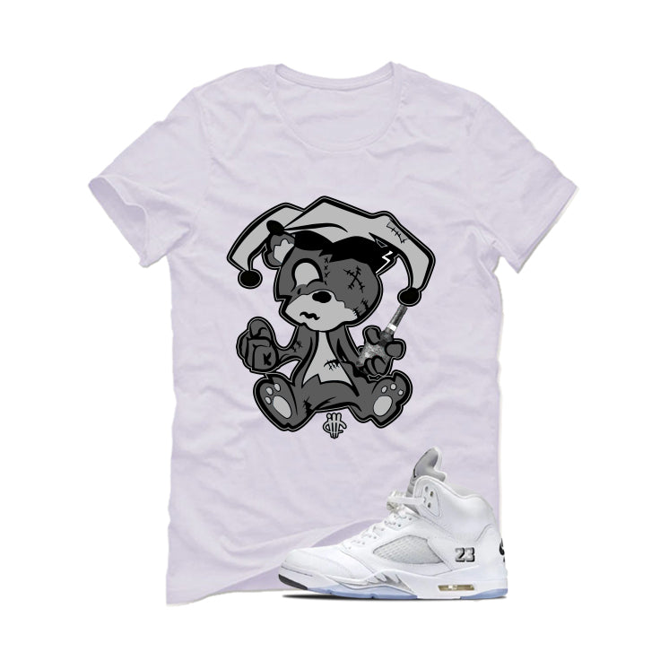 Air Jordan 5 OG White Metallic Matching T-Shirt product image 2