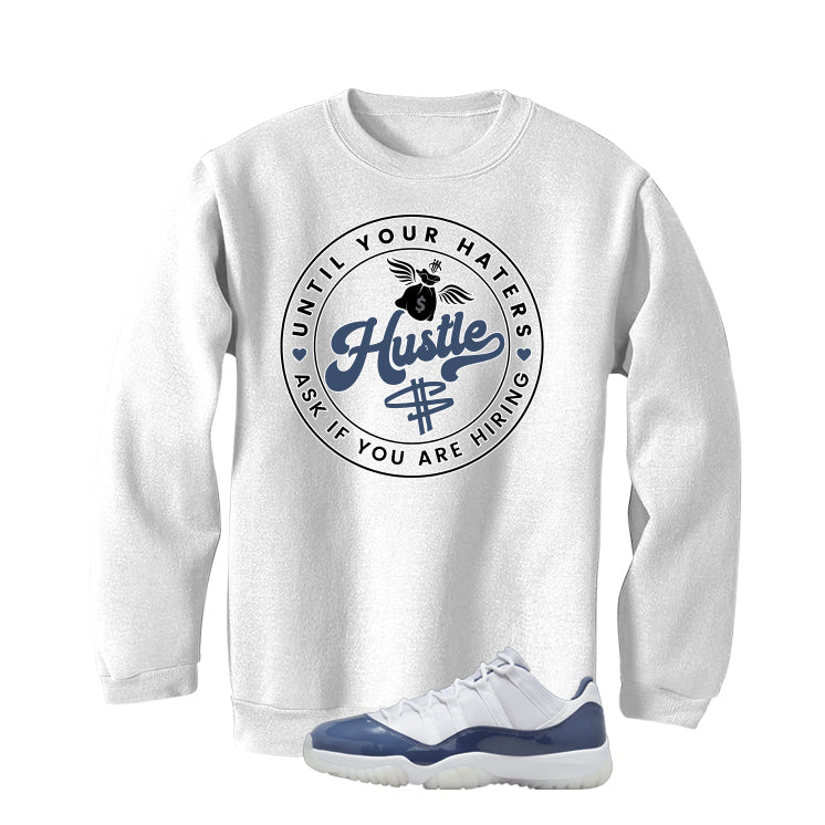 Air Jordan 11 Low Diffused Blue White T-Shirt (Haters Catch product image 4