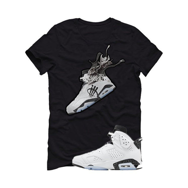 Air Jordan 6 Reverse Oreo Black T-Shirt (SPLASH 6) product image 2