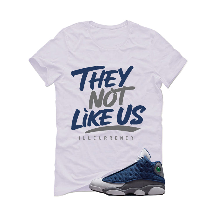 Air Jordan 13 Flint White T-Shirt (They not like us) product image 2