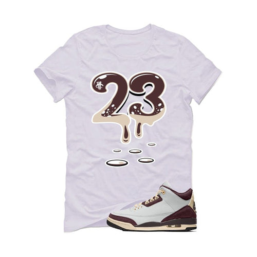 A Ma Maniere x Air Jordan 3 Burgundy Crush White T-Shirt product image 2