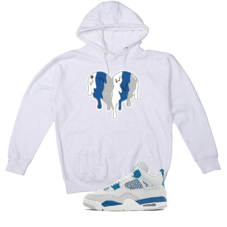 Air Jordan 4 “Military Blue” | illcurrency White T-Shirt product image 3
