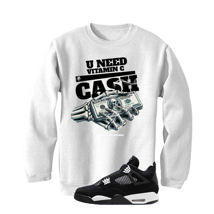 Air Jordan 4 White Thunder T-Shirt (U NEED VITAMIN C) product image 4