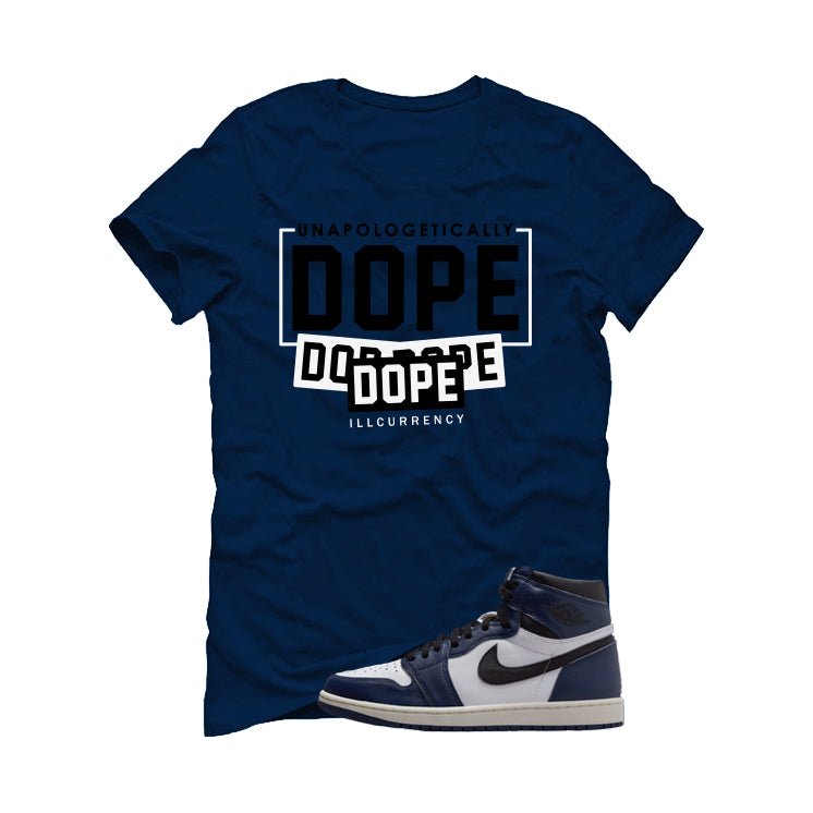 Air Jordan 1 High OG Midnight Navy Blue T-Shirt (DOPE) product image 2