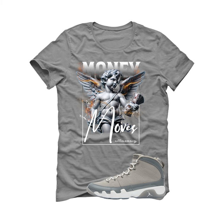 Air Jordan 9 Cool Grey T-Shirt (Money Moves)| illcurrency product image 2