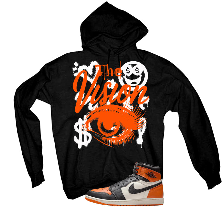 Air Jordan 1 High OG Shattered Backboard Black T-Shirt (The product image 3