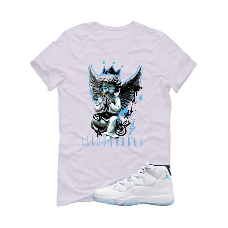 Air Jordan 11 Legend Blue White T-Shirt (Graffiti Angel) product image 2