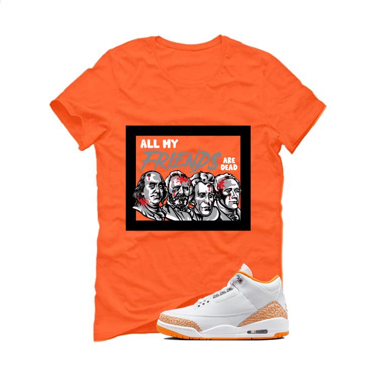 Air Jordan 3 WMNS Orange Citrus Matching T-Shirt product image 2