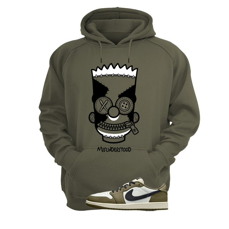 Air Jordan 1 Low OG Medium Olive Matching T-Shirt product image 3
