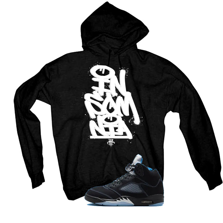 Air Jordan 5 Black/University Blue Matching T-Shirt Black product image 3