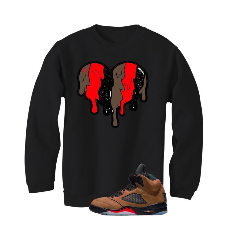 Air Jordan 5 Archaeo Brown Black T-Shirt (Heart) product image 4
