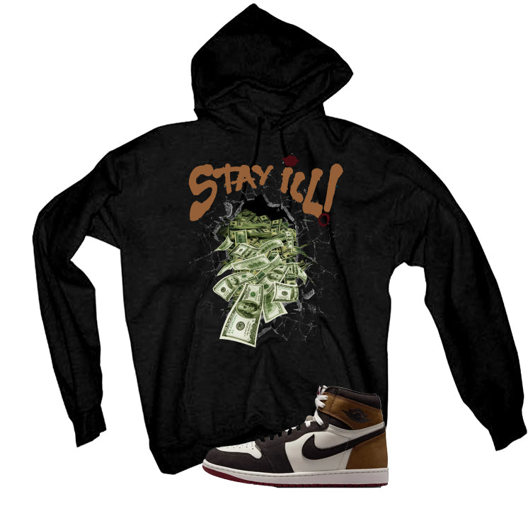 Air Jordan 1 High OG Love The Game Matching T-Shirt Black product image 3