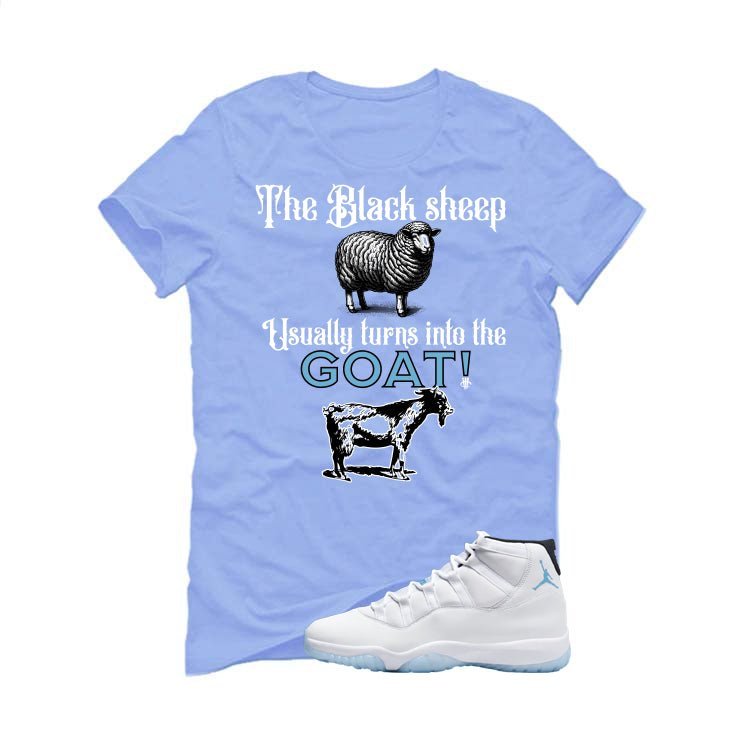 Air Jordan 11 Legend Blue Carolina T-Shirt (the black sheep product image 2