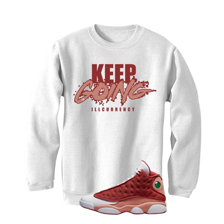 Air Jordan 13 Dune Red White T-Shirt (keep Going) product image 4