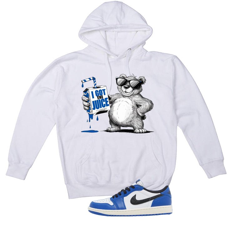 Air Jordan 1 Low OG Game Royal White T-Shirt (I got the product image 3