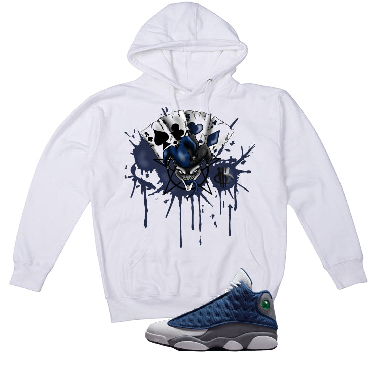 Air Jordan 13 Flint White T-Shirt (Joker Cards)| illcurrency product image 3