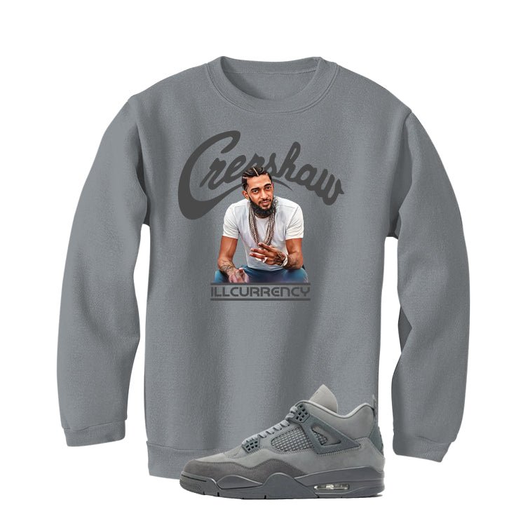 Air Jordan 4 Paris Olympics Grey T-Shirt (Crenshaw) product image 4