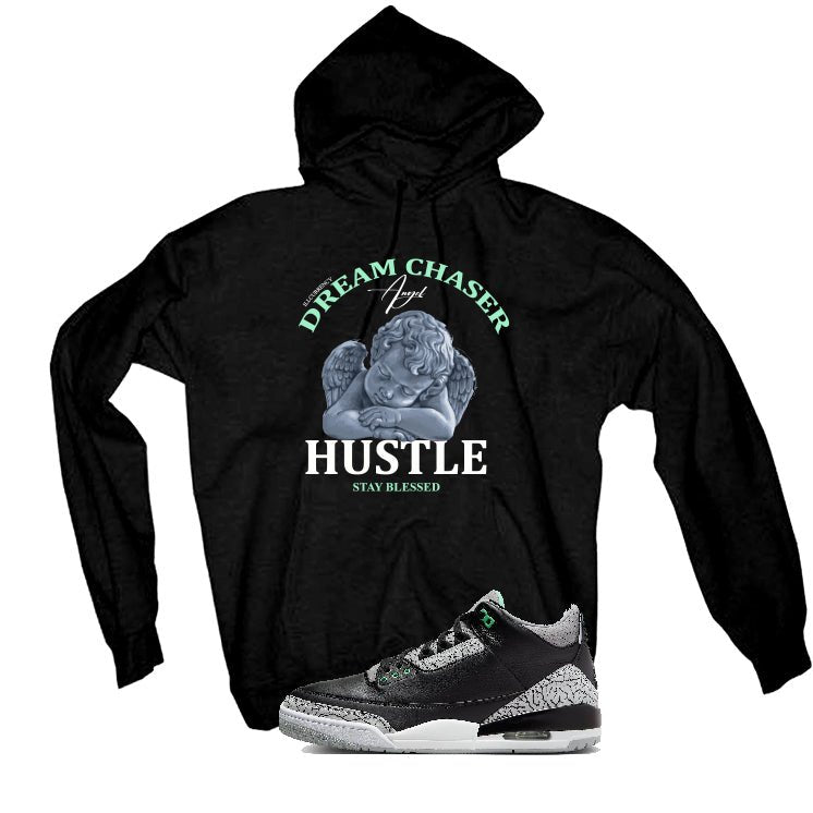 Air Jordan 3 “Green Glow” | illcurrency Black T-Shirt product image 3