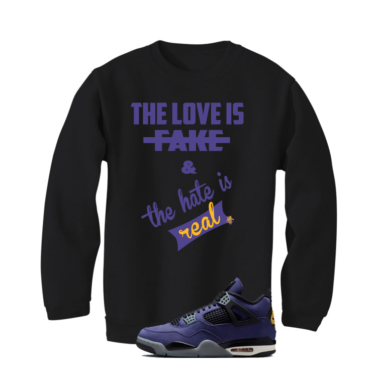 Air Jordan 4 OG Lakers Matching T-Shirt, Sweatshirts & product image 4