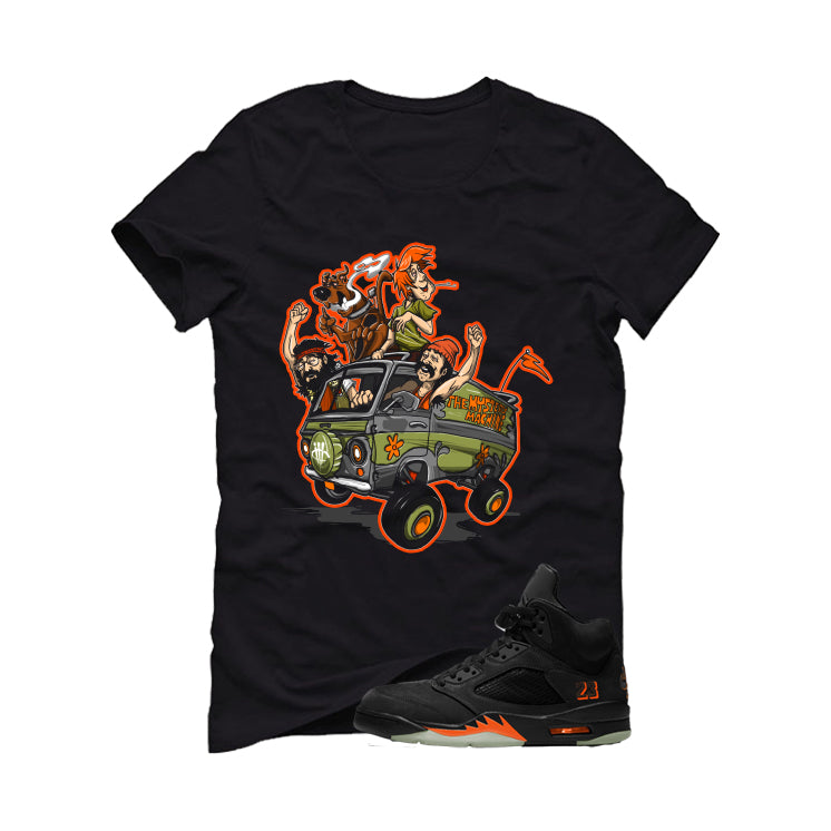 Air Jordan 5 Halloween Matching T-Shirt Up in smoke product image 2