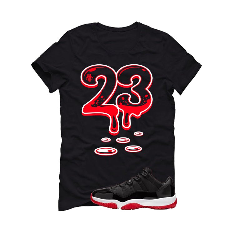 Air Jordan 11 Low Bred Black T-Shirt (23)| illcurrency product image 2