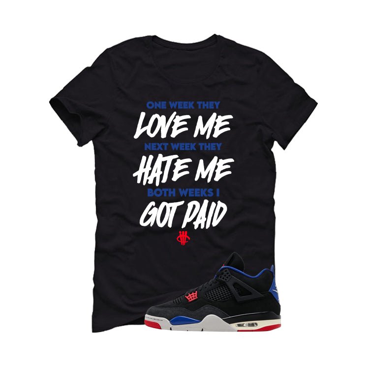 Air Jordan 4 Rare Black T-Shirt (paid)| illcurrency product image 2