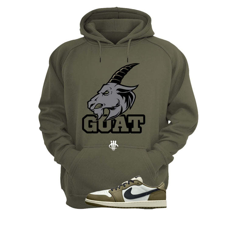 Air Jordan 1 Low OG Medium Olive Matching T-Shirt product image 3