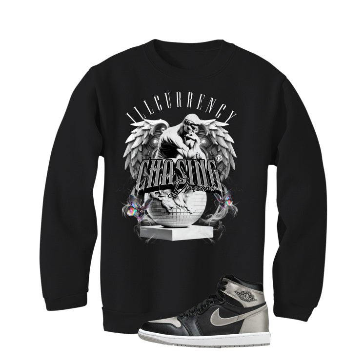 Air Jordan 1 High OG WMNS Satin Shadow Black T-Shirt product image 4