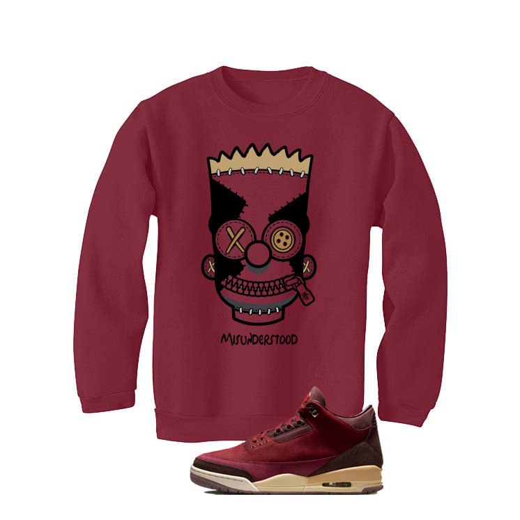 Air Jordan 3 OG Bin 23 Matching T-Shirt Maroon product image 4