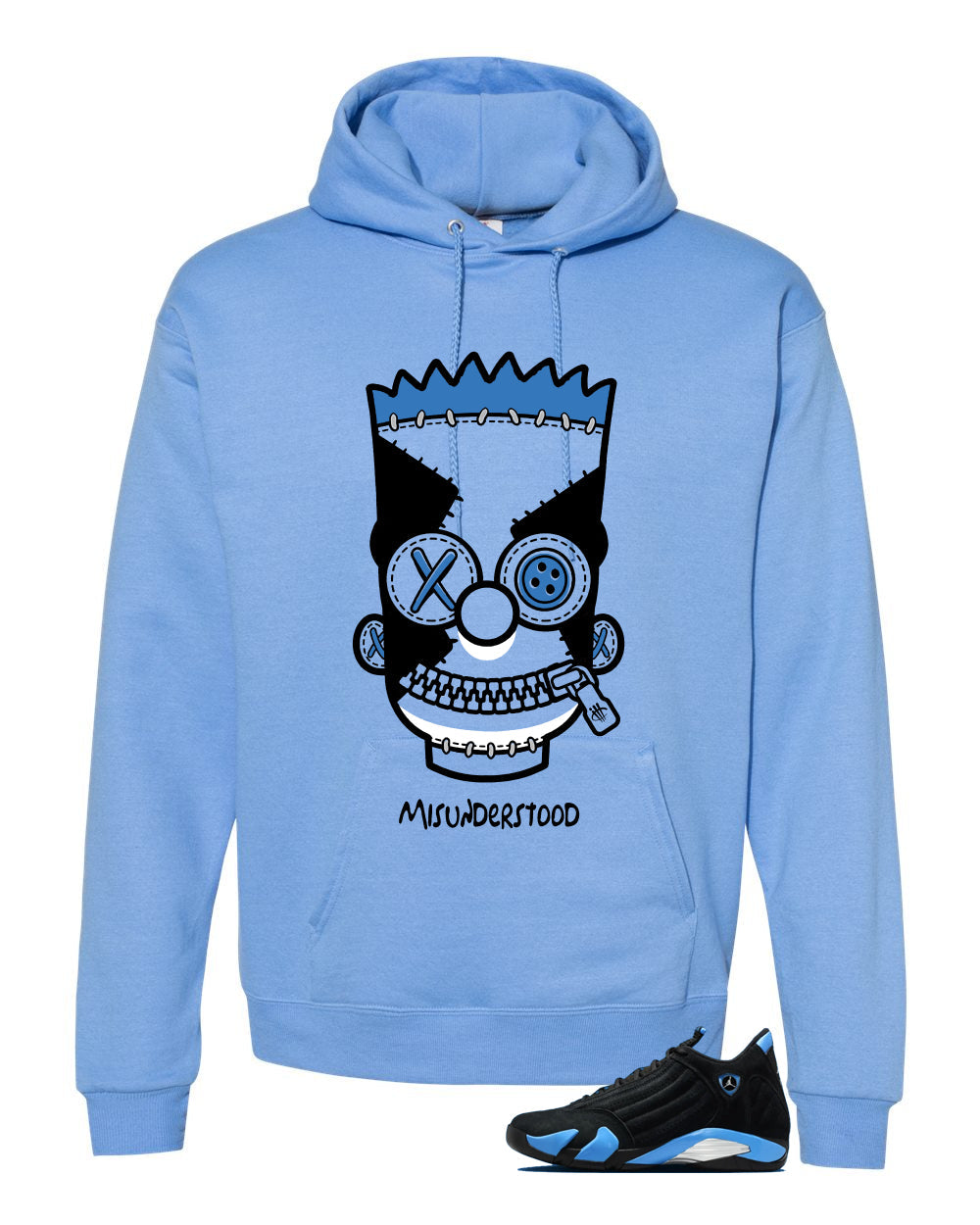 Air Jordan 14 University Blue Matching T-Shirt, Sweatshirts product image 3