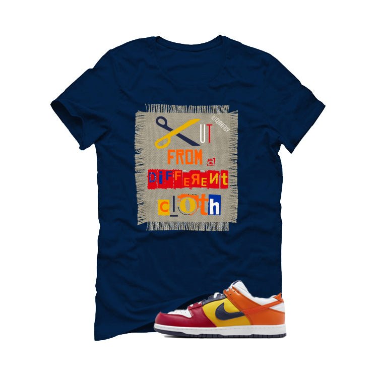 Nike Dunk Low CO.JP What The Navy Blue T-Shirt (Cut from a product image 2